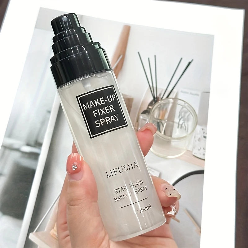 Makeup Setting Spray,Oil Control Lightweight Quicksand Setting Spray 100ml,Moisturizing Long Lasting For 16h Toner Set Makeup