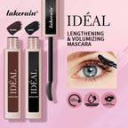 Lakerain Lengthening Volumizing Mascara Fan Shaped Makeup Effect Long Lasting  Clump-Free Lashes Suitable for All Skin Tones