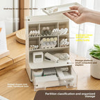 Make Up Organizers and Storage, Acrylic Cosmetic Organizer for Vanity Countertop Bathroom Room, Makeup Brush Holder Organizer