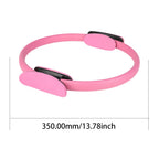 Pilates Ring Fitness Circle with Non Slip Handles Flexible Resistance Exercise Equipment for Toning Inner & Outer Thighs