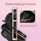 Lakerain Lengthening Volumizing Mascara Fan Shaped Makeup Effect Long Lasting  Clump-Free Lashes Suitable for All Skin Tones