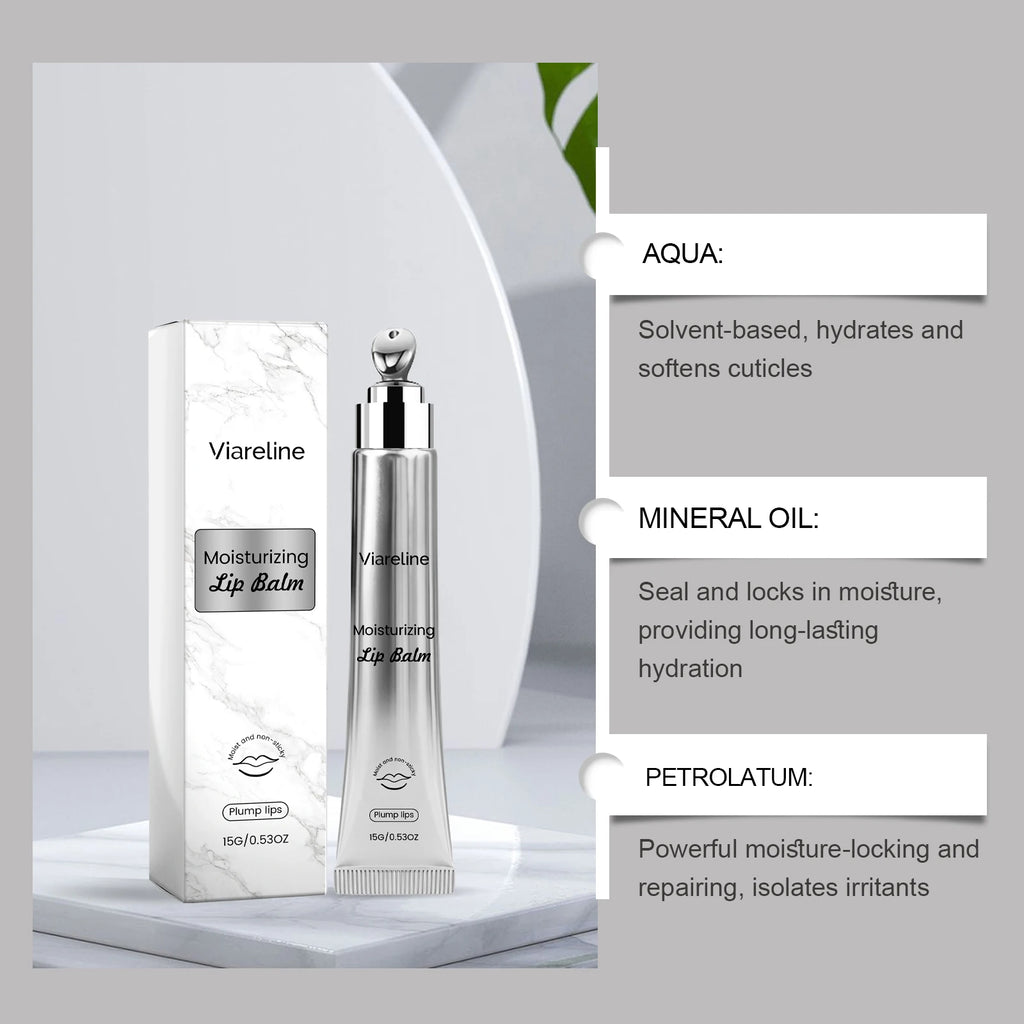 Nourishing and Moisturizing Lip Balm Moisturizes and nourishes lips, giving a delicate shine without stickiness, lip care balm