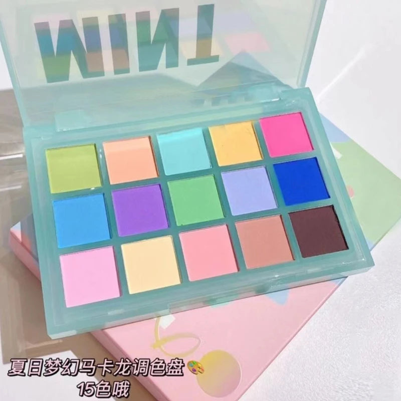 Eyeshadow Makeup Palette,15 color Shimmer Eyeshadow,Matte,Highly Pigmented,Waterproof,Eyeshadow Makeup,blendable Makeup