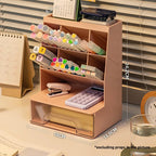 Make Up Organizers and Storage, Acrylic Cosmetic Organizer for Vanity Countertop Bathroom Room, Makeup Brush Holder Organizer