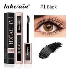 Lakerain Lengthening Volumizing Mascara Fan Shaped Makeup Effect Long Lasting  Clump-Free Lashes Suitable for All Skin Tones