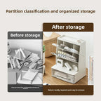 Make Up Organizers and Storage, Acrylic Cosmetic Organizer for Vanity Countertop Bathroom Room, Makeup Brush Holder Organizer
