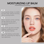 Nourishing and Moisturizing Lip Balm Moisturizes and nourishes lips, giving a delicate shine without stickiness, lip care balm